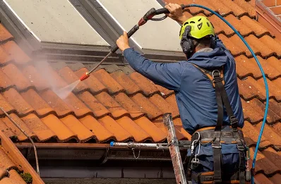 Démoussage et hydrofuge de toiture à Denier